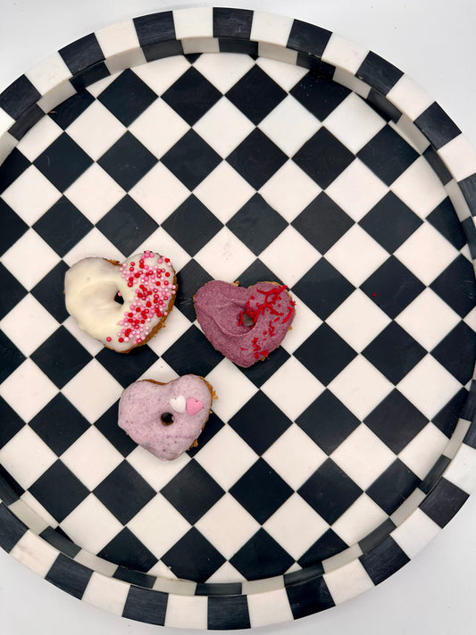 Mini Heart Donuts
